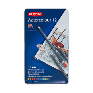 32881 Набор акварельных карандашей Watercolour 12цв в метал.уп DERWENT																										
