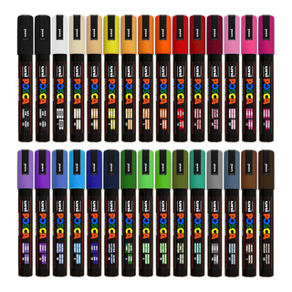 149529 Маркер POSCA PC-5M,розовый металлик, 1,8-2,5мм, пулевидный наконечник (номер цвета М13)
