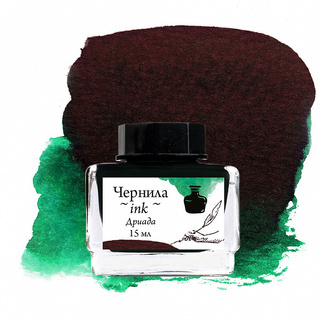 Чернила д/рисования и каллиграфии, распадающиеся с блеском 15 мл. дриада Малевичъ 195198
